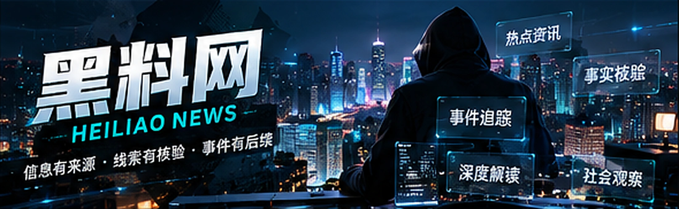 抽象城市资讯流主题视觉